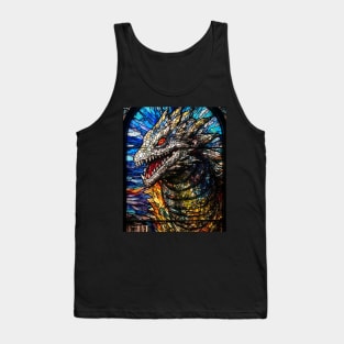 Angry godzilla face Tank Top